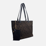Cartera elara de cuero para mujer - Negro