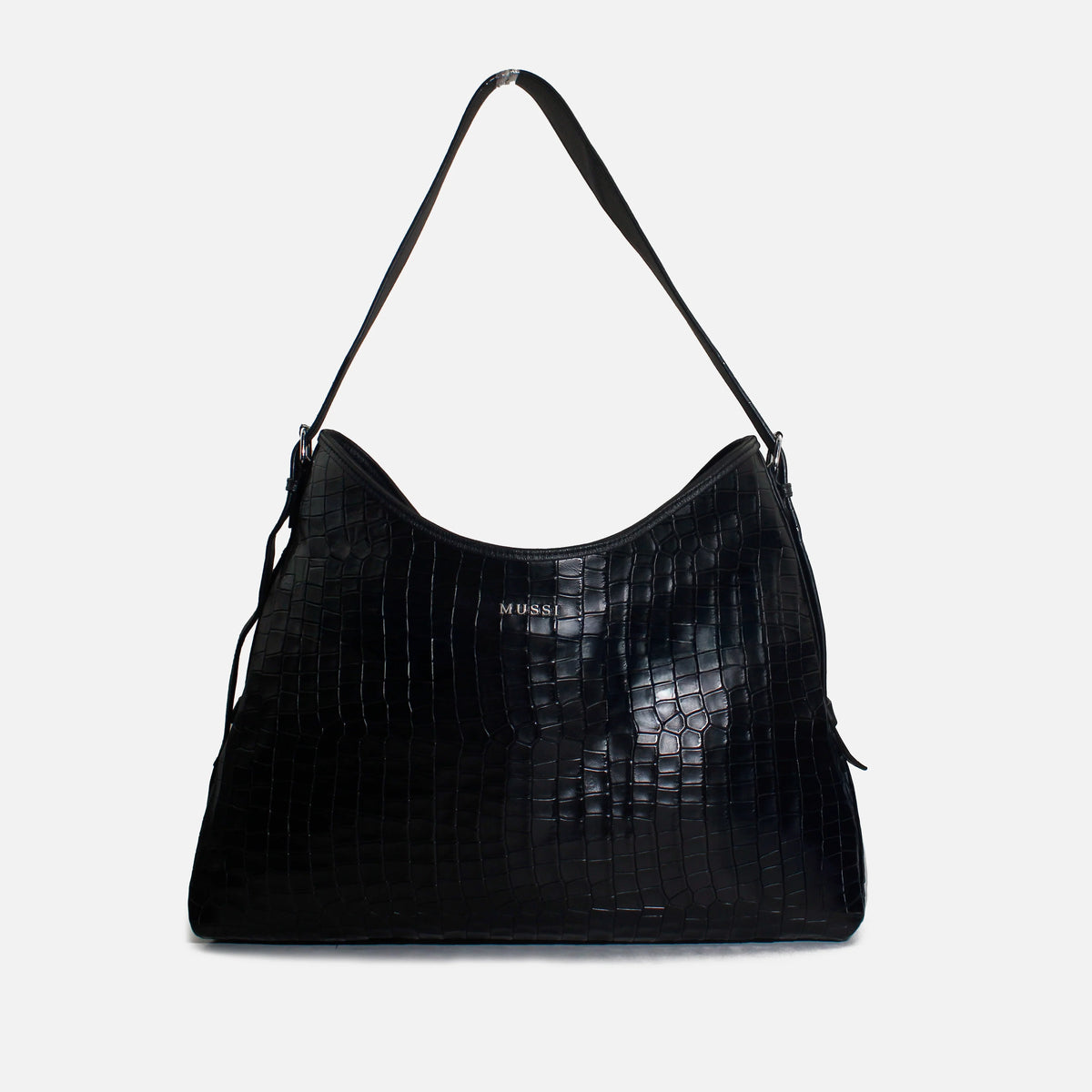 Cartera aurel de cuero para mujer - Negro