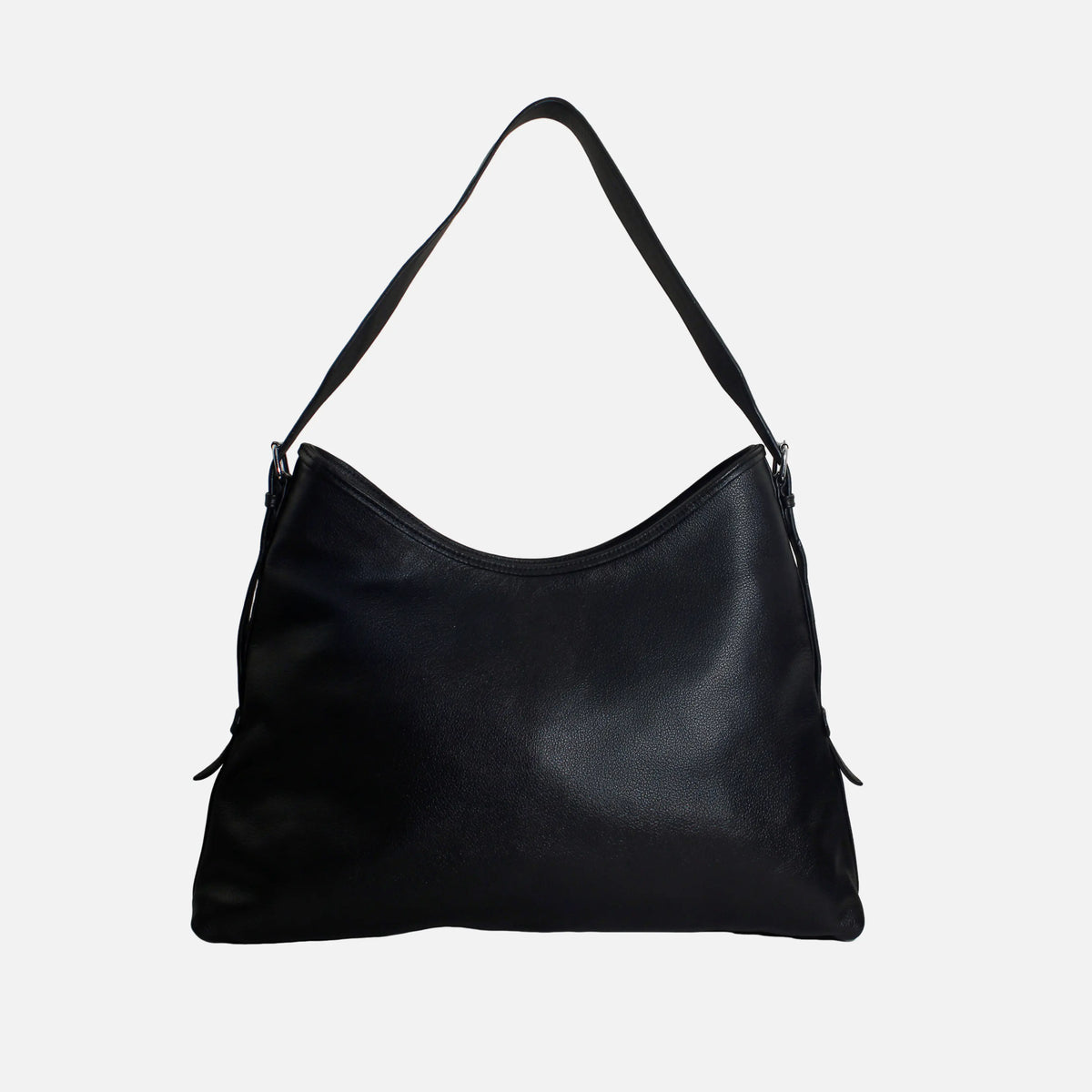 Cartera aurel de cuero para mujer - Negro