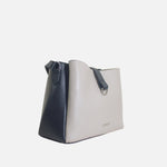 Cartera azalea de cuero para mujer - Negro