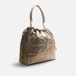 Cartera gina de cuero para mujer - Oro