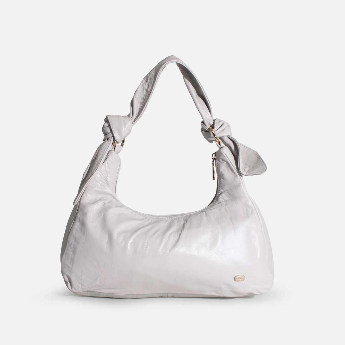 Cartera ceres de cuero para mujer - Hueso