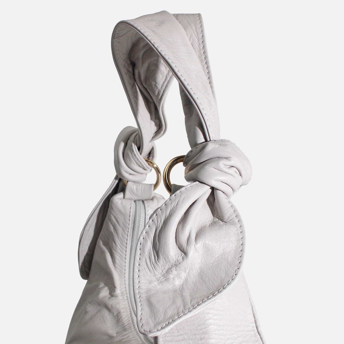 Cartera ceres de cuero para mujer - Hueso