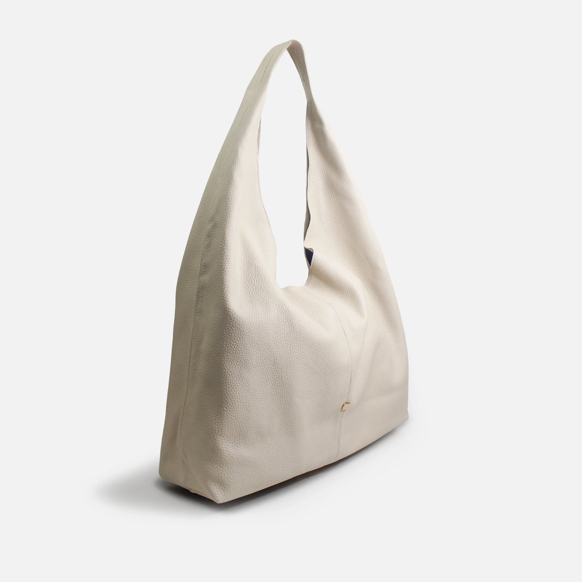 Cartera lina de cuero para mujer - Hueso