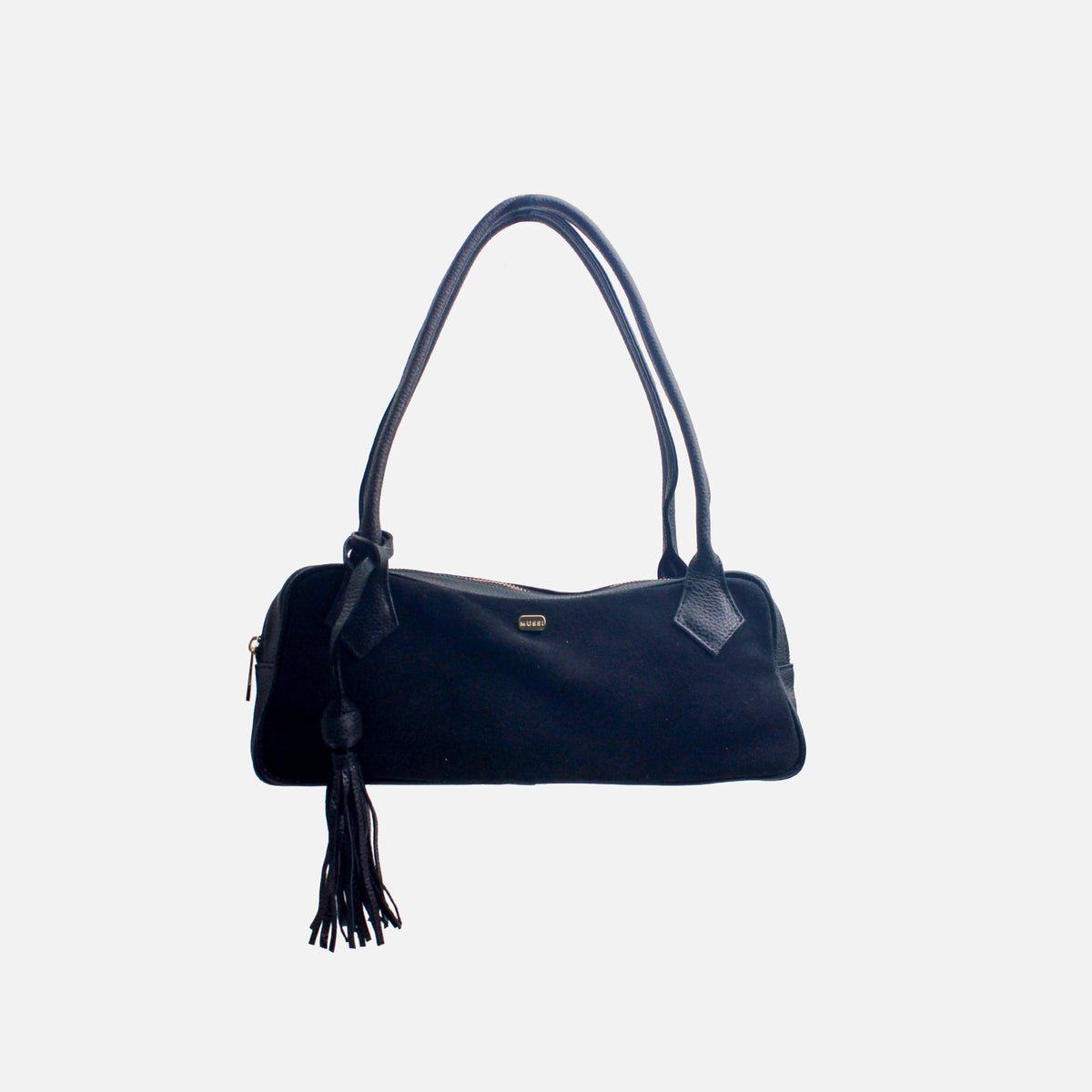 Cartera darelis de cuero para mujer - Negro