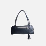 Cartera darelis de cuero para mujer - Negro