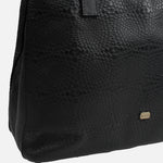 Cartera giorgia de cuero para mujer - Negro