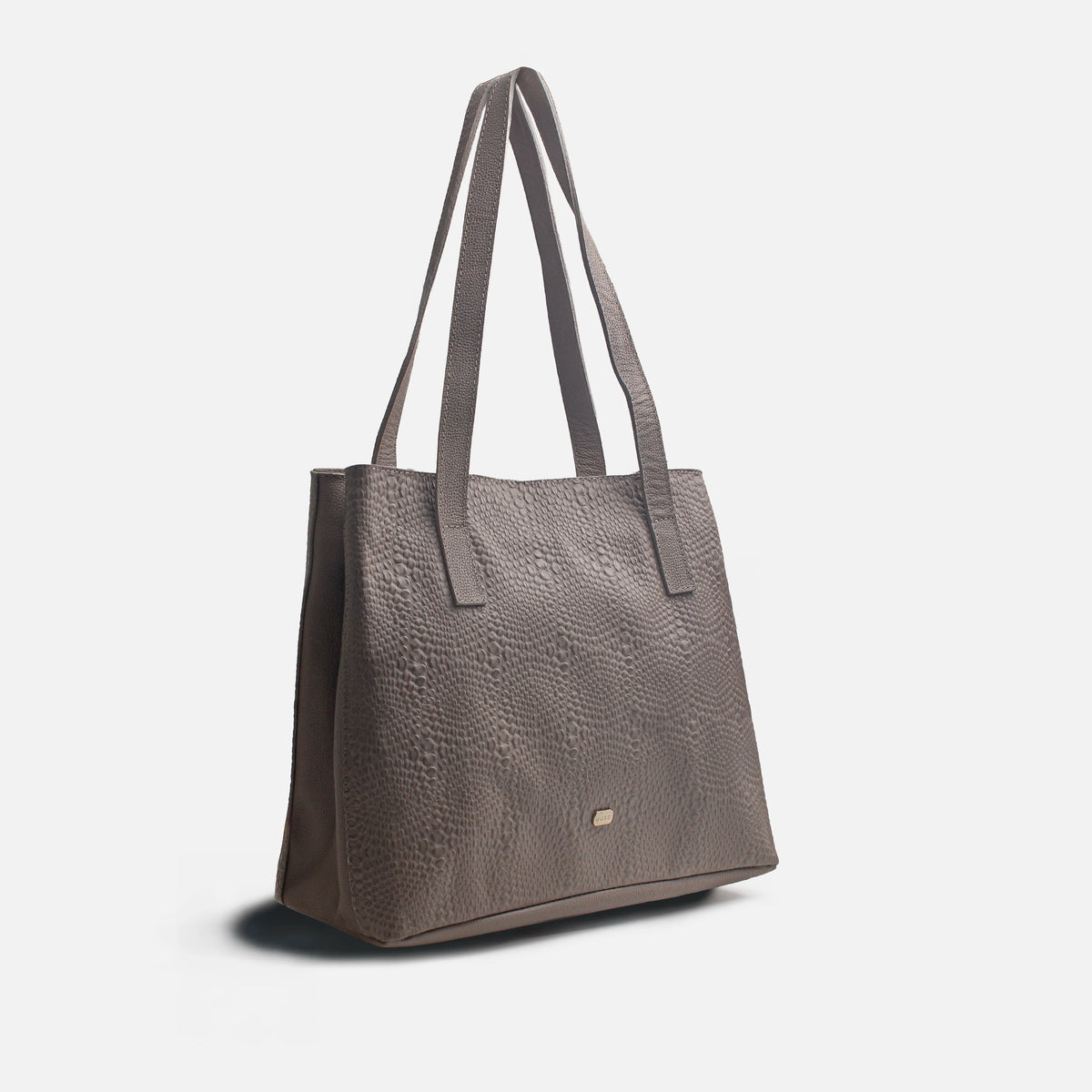 Cartera giorgia de cuero para mujer - Gris