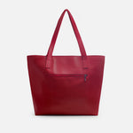 Cartera almizcle de cuero para mujer - Rojo