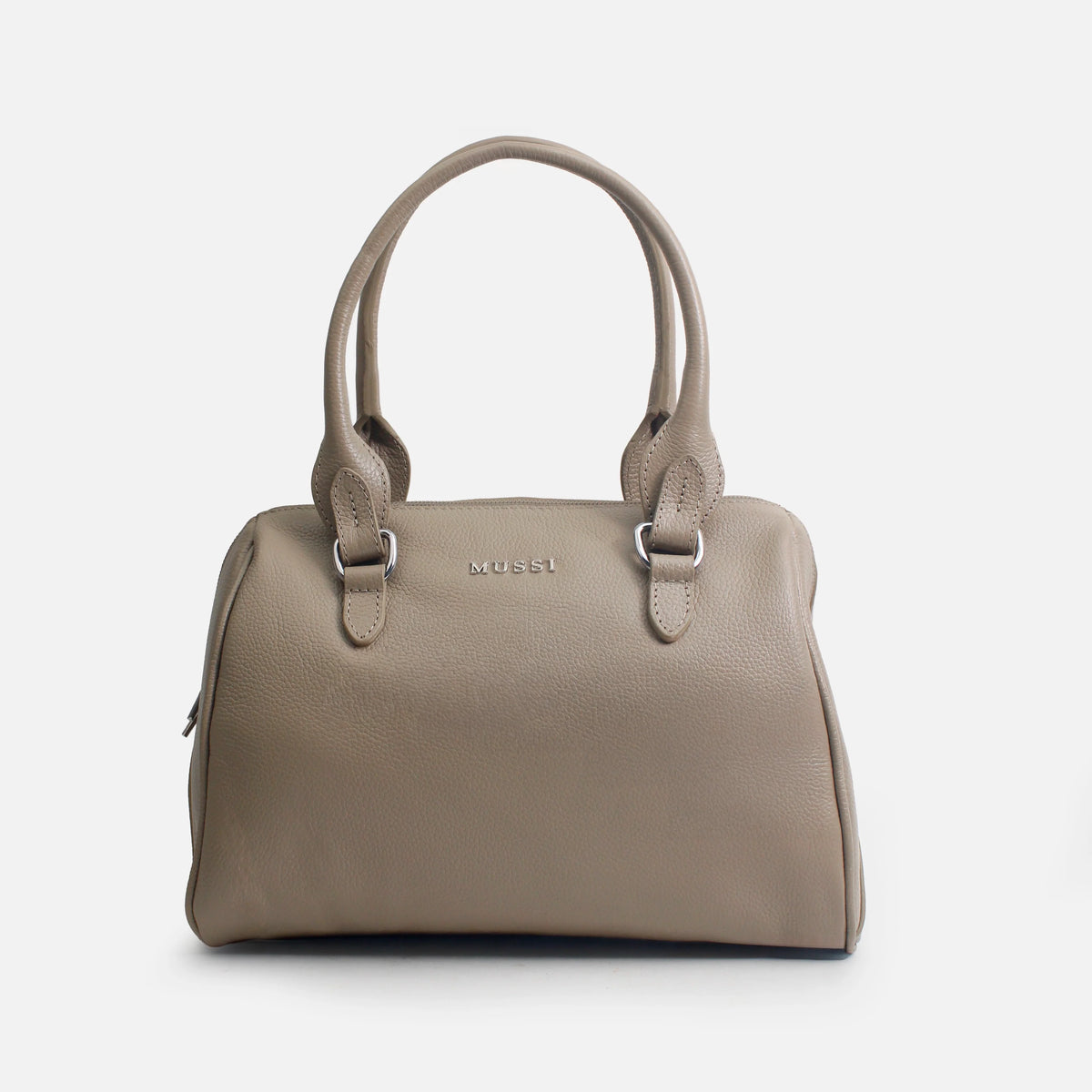 Baul corfina de cuero para mujer - Beige