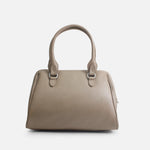 Baul corfina de cuero para mujer - Beige