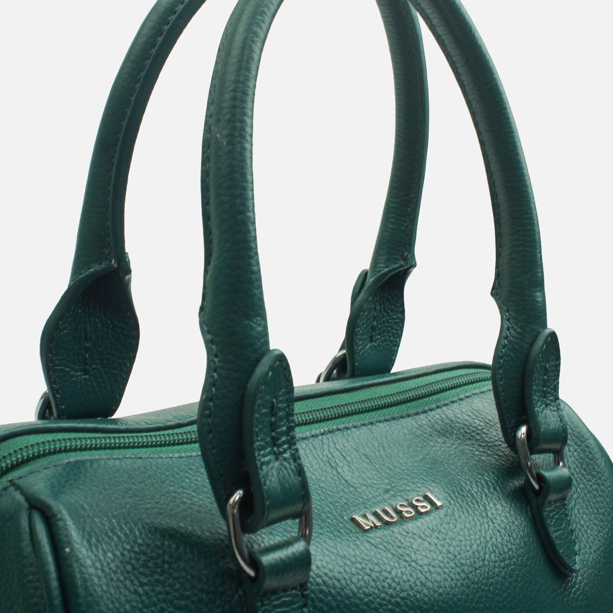 Baul corfina de cuero para mujer - Verde