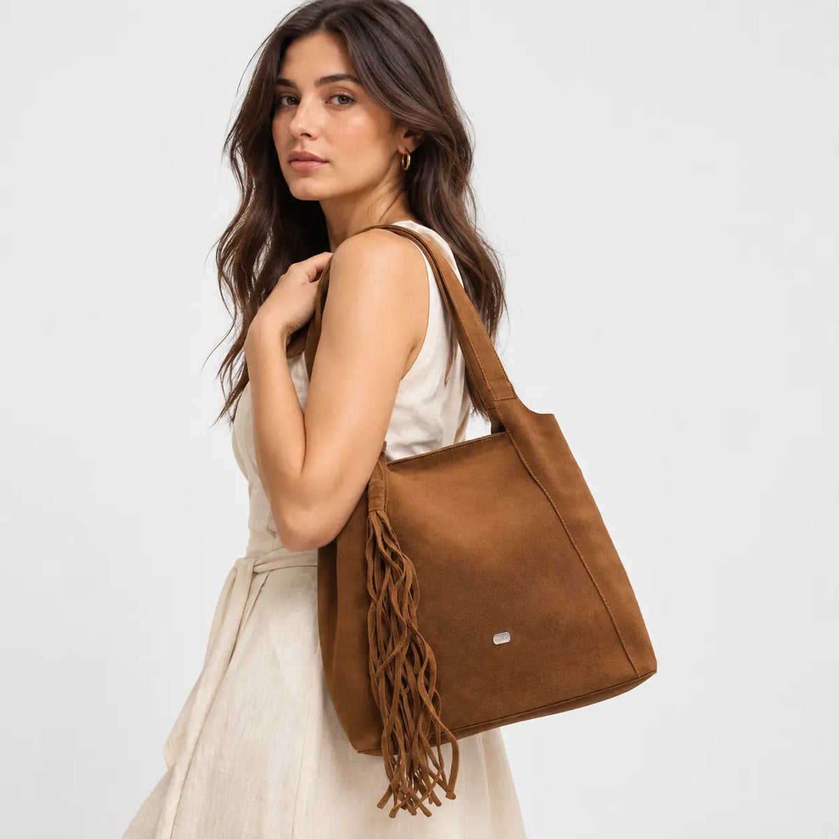 Cartera grosella de sintético para mujer - Miel