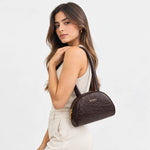 Cartera azafran de sintético para mujer - Vino