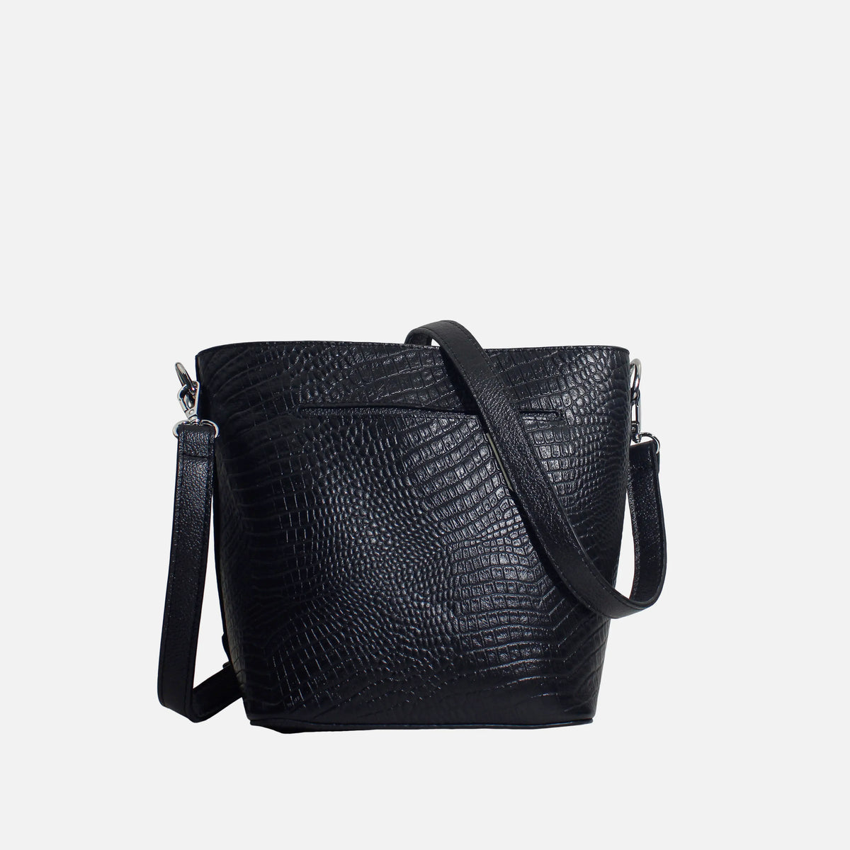 Bolso manos libres nayla de sintético para mujer - Negro