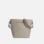 Bolso manos libres nayla de cuero para mujer - Hueso