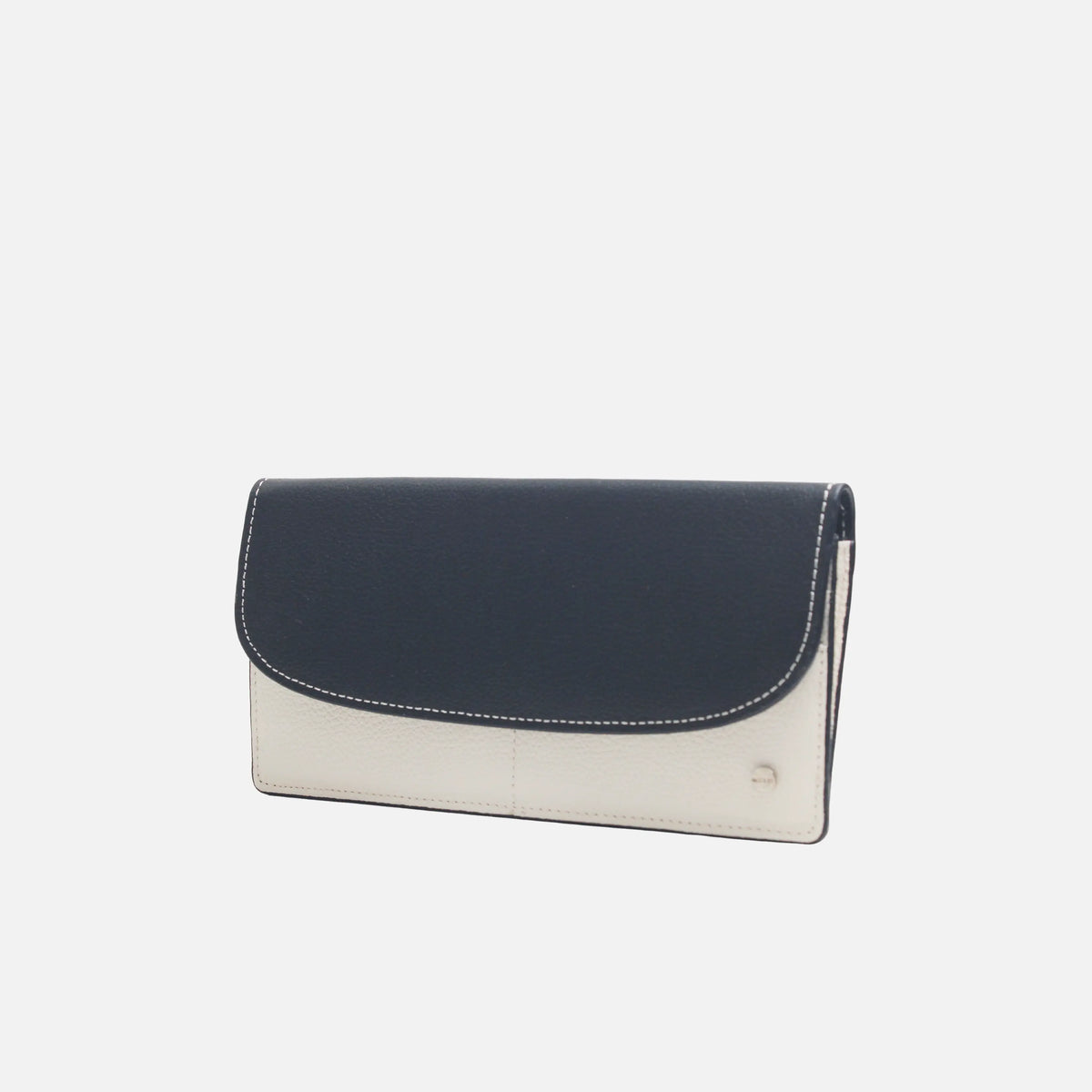 Billetera nola de cuero para mujer - Negro