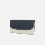 Billetera nola de cuero para mujer - Negro