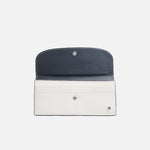 Billetera nola de cuero para mujer - Negro