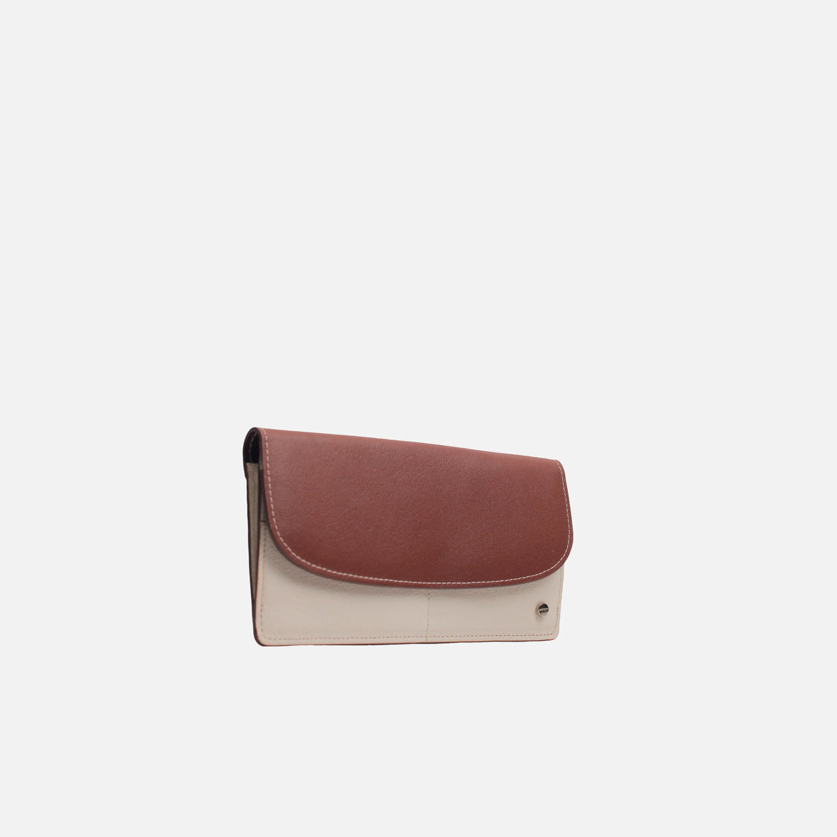 Billetera nola de cuero para mujer - Miel
