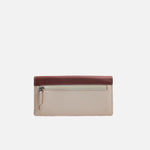 Billetera nola de cuero para mujer - Miel