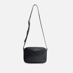 Bolso manos libres amay de cuero para mujer - Negro