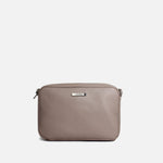 Bolso manos libres amay de cuero para mujer - Taupe