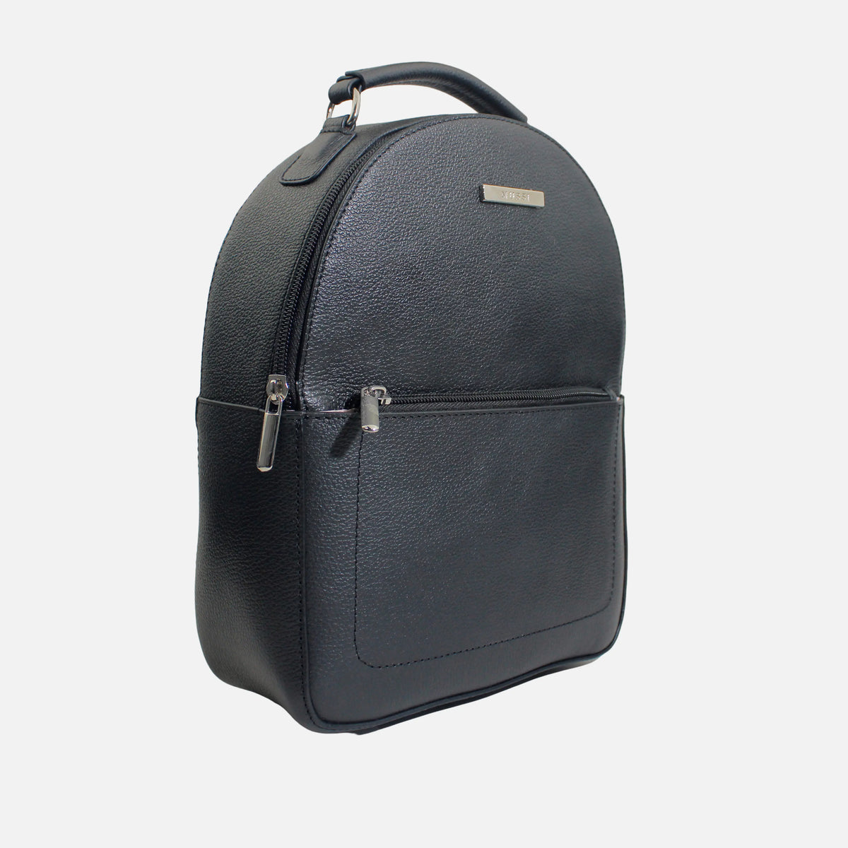 Morral ashley de cuero para mujer - Negro