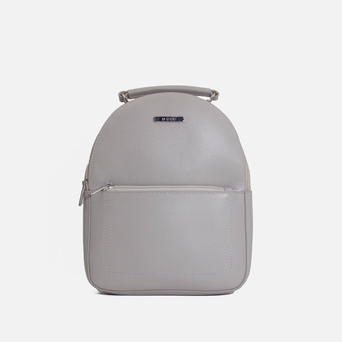 Morral ashley de cuero para mujer - Gris
