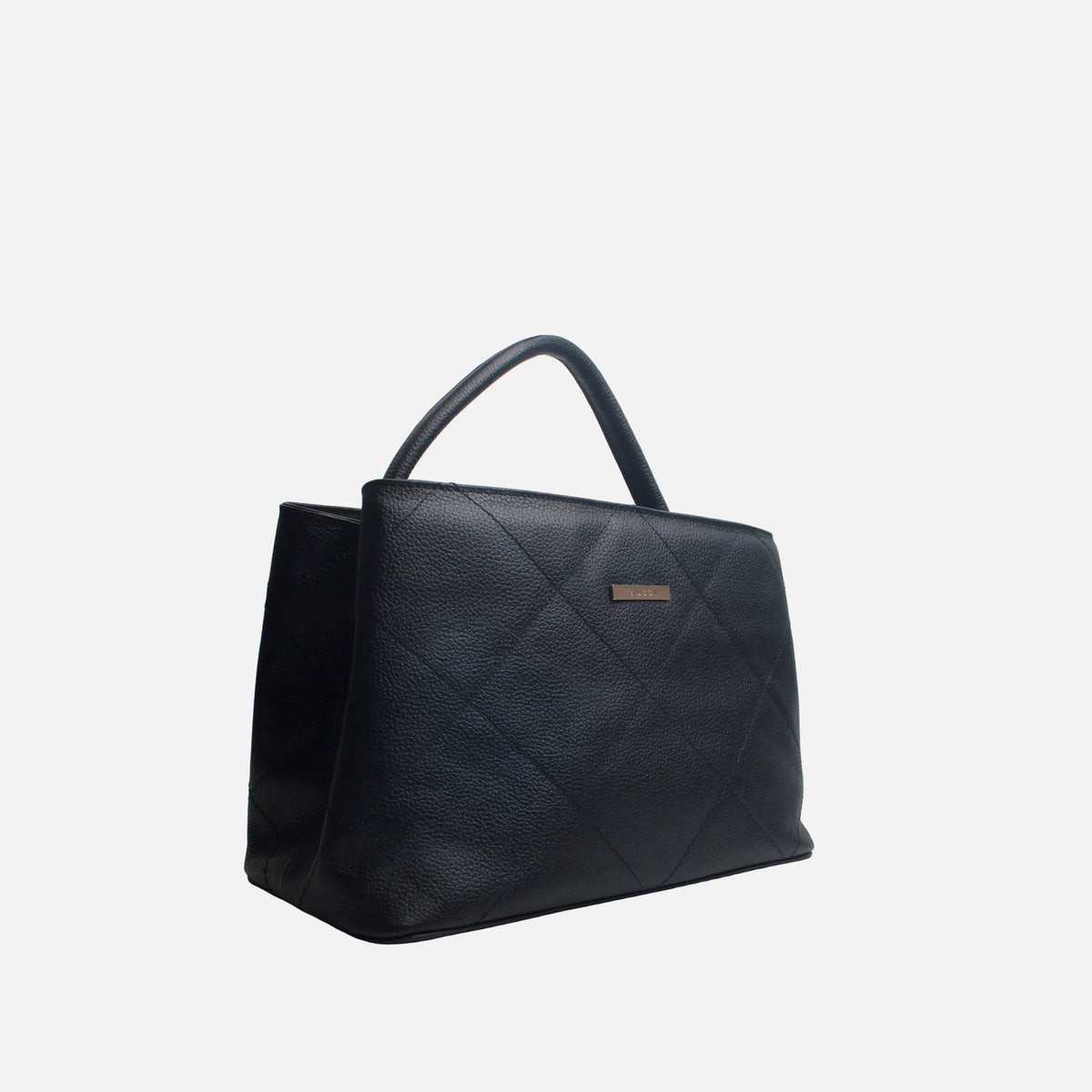 Cartera damaris de cuero para mujer - Negro