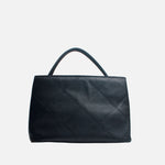 Cartera damaris de cuero para mujer - Negro