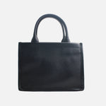 Cartera michelle de cuero para mujer - Negro