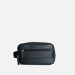 Cosmetiquera marlon de cuero para hombre - Negro