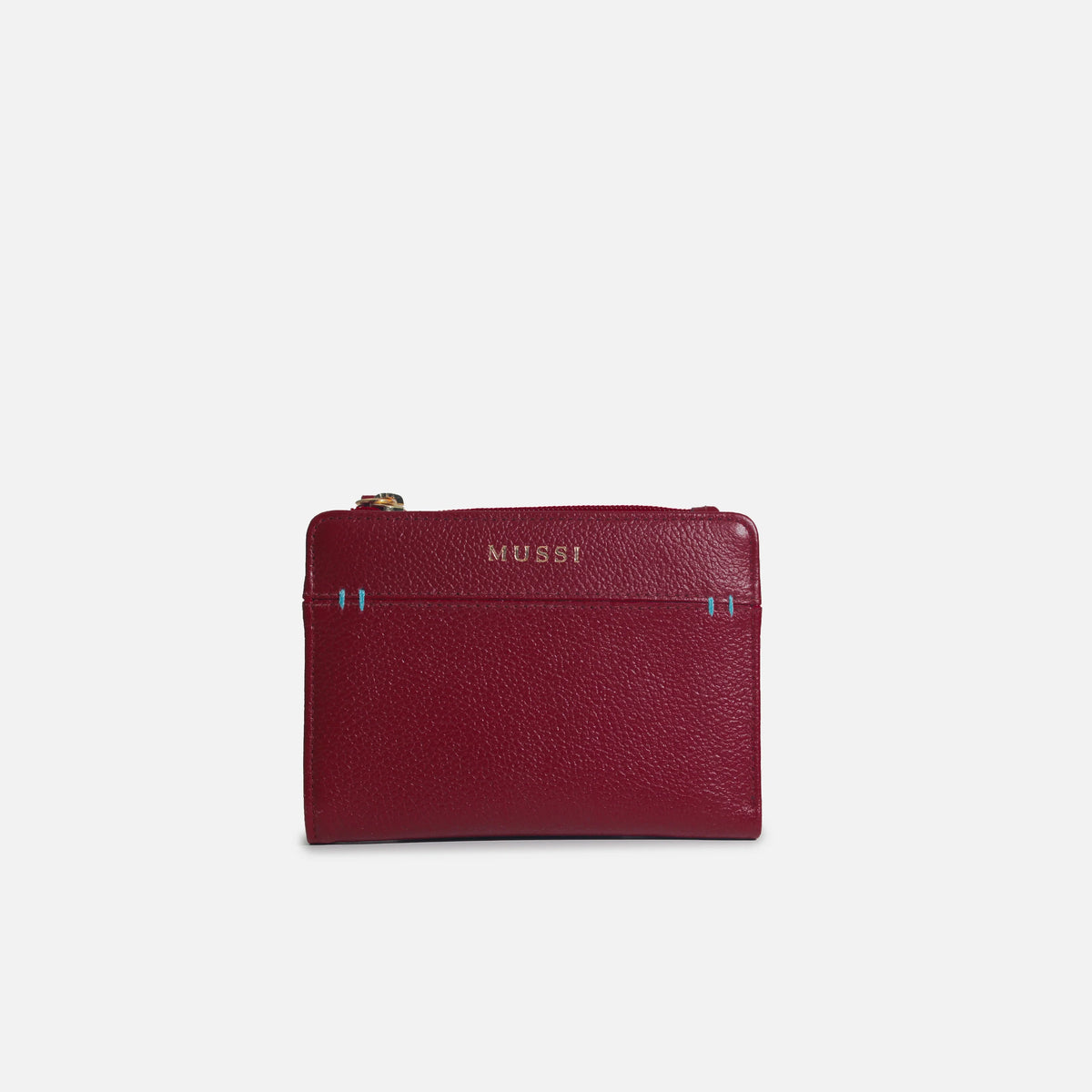 Billetera raquel de cuero para mujer - Rojo