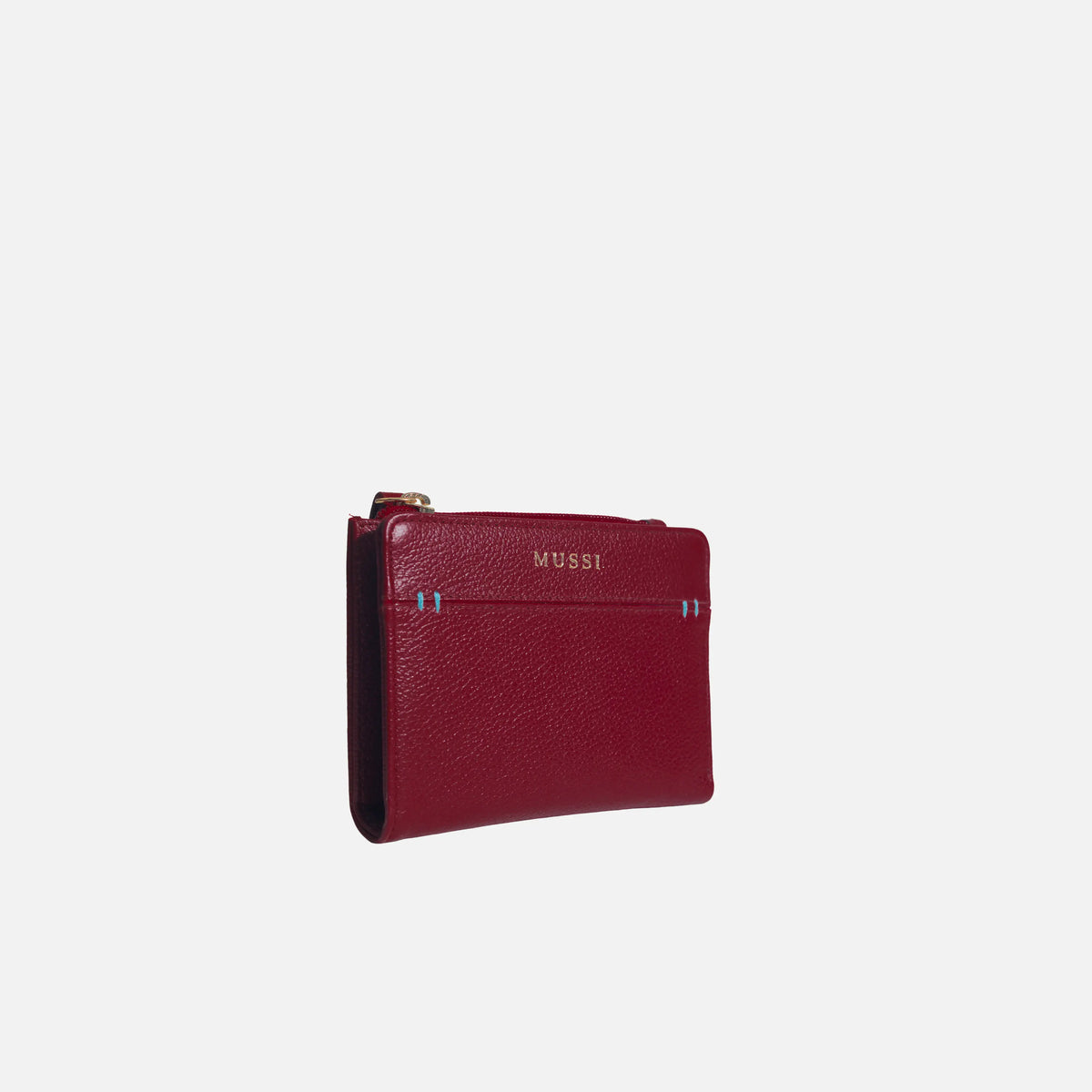 Billetera raquel de cuero para mujer - Rojo