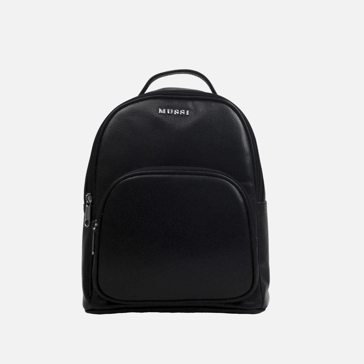 Morral olira de cuero para mujer - Negro