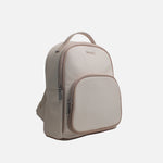 Morral olira de cuero para mujer - Hueso