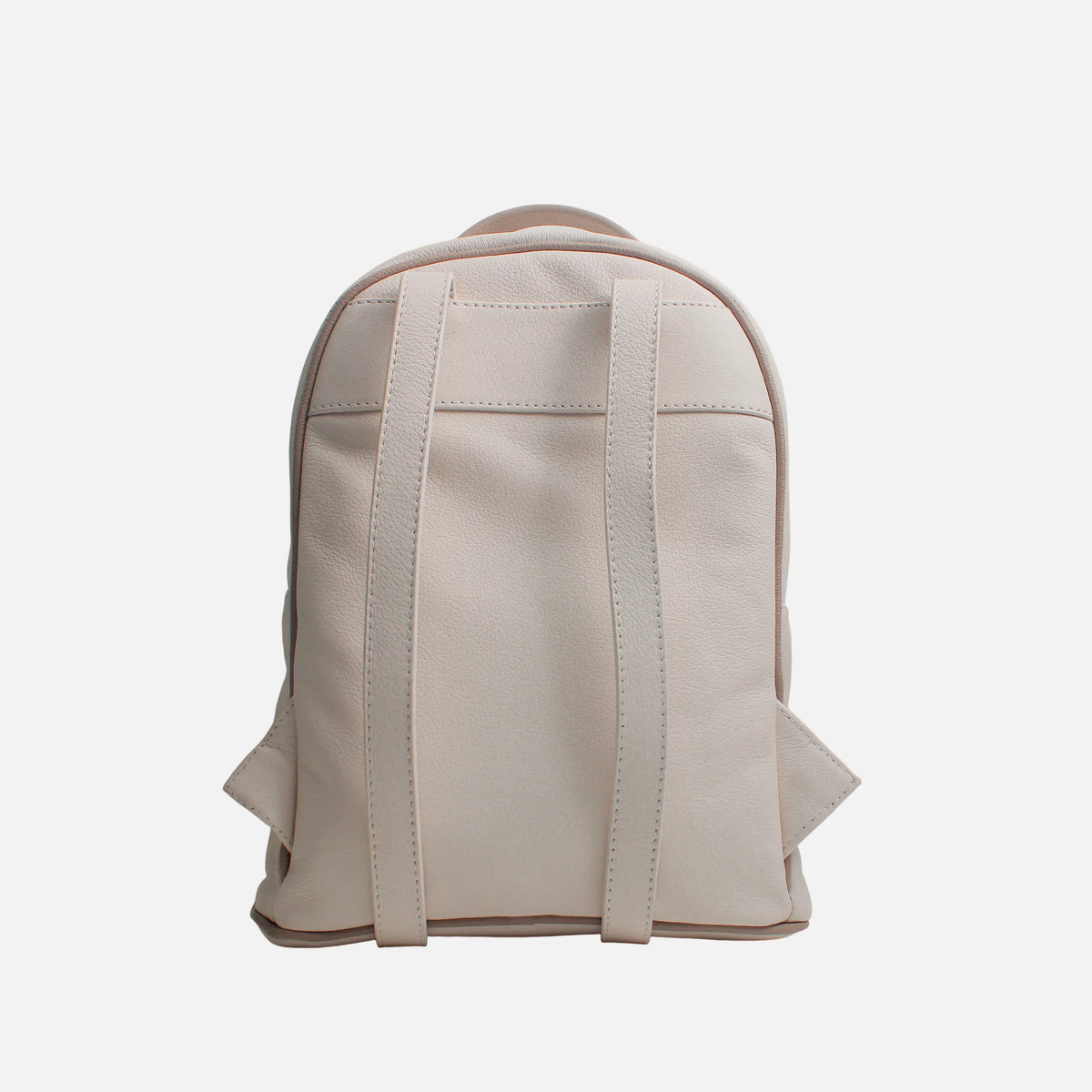 Morral olira de cuero para mujer - Hueso