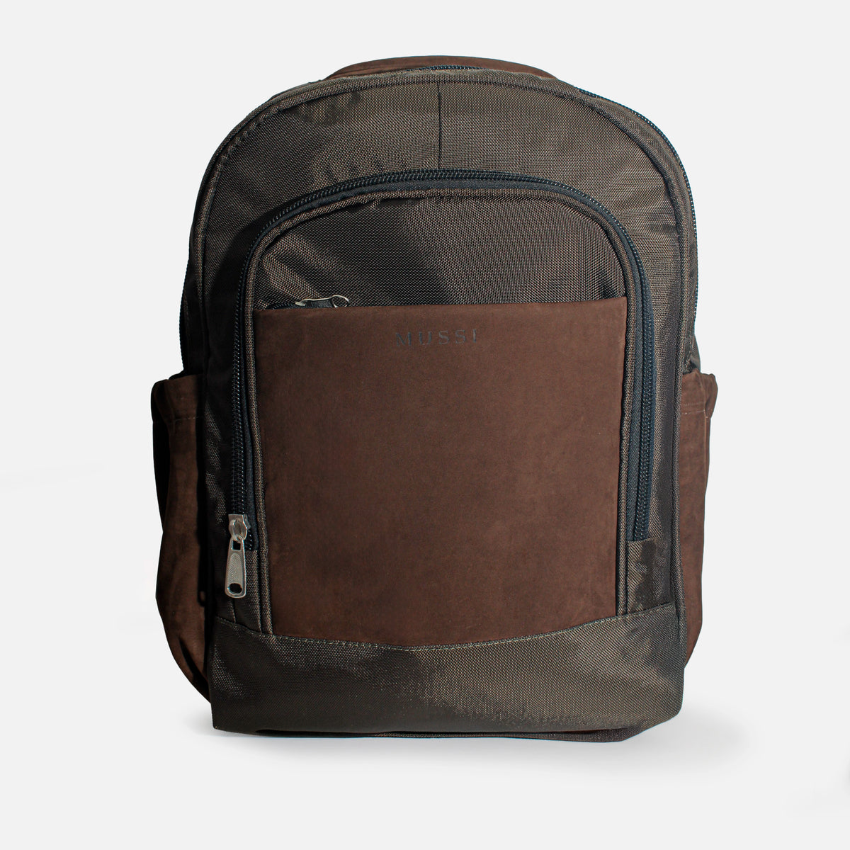 Morral meliodas de cuero para hombre - Café