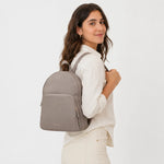Morral valeria de cuero para mujer - Taupe