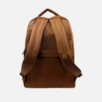 Morral ernesto de cuero para hombre - Miel