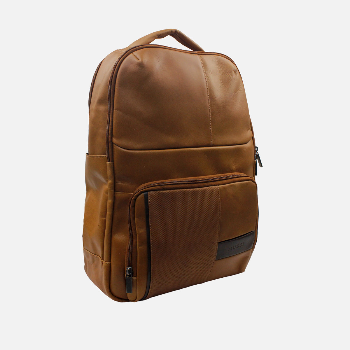 Morral ernesto de cuero para hombre - Miel