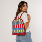 Morral adriala de textil para mujer - Rojo