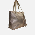 Cartera liora de cuero para mujer - Oro