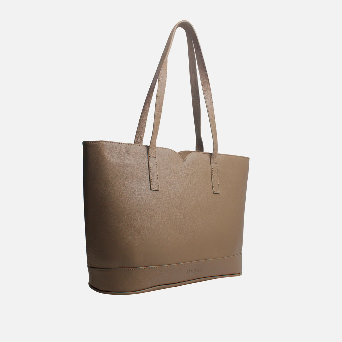 Cartera anis de cuero para mujer - Hueso