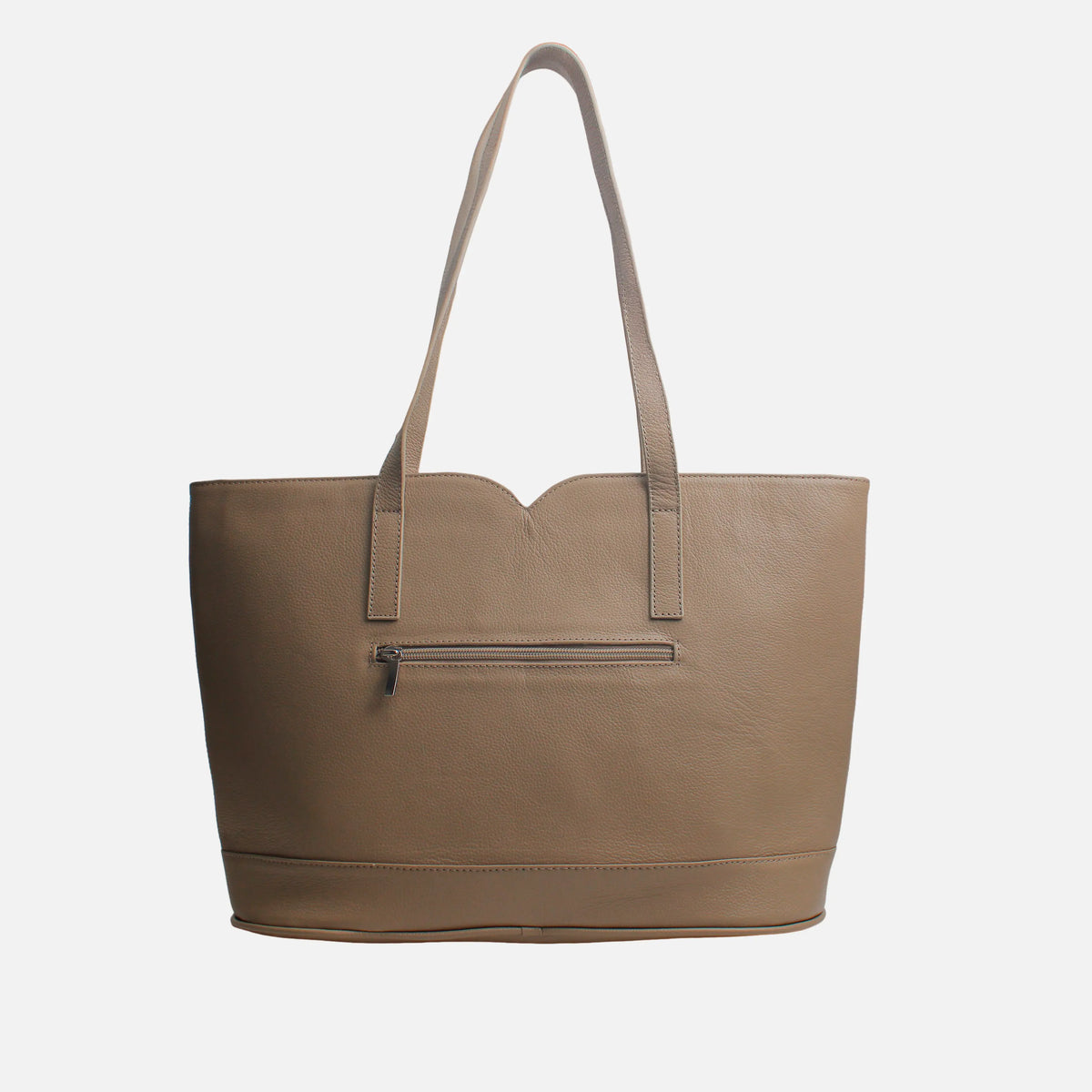 Cartera anis de cuero para mujer - Hueso