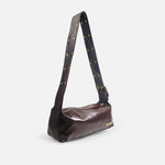 Cartera martina de sintético para mujer - Café