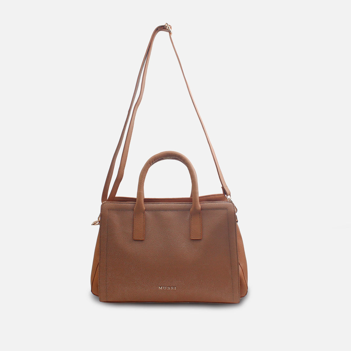 Cartera mara de cuero para mujer - Miel