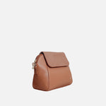 Bolso manos libres liliana de cuero para mujer - Miel