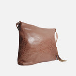 Cartera sorel de cuero para mujer - Miel